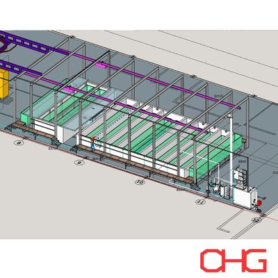 Καλή τιμή Γραμμή Προεπεξεργασίας Εμβάπτισης Παρέχοντας Προετοιμασία Επιφάνειας σε Προφίλ Αλουμινίου σε απευθείας σύνδεση