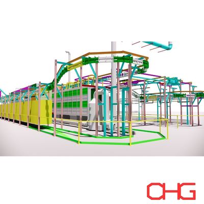 Καλή τιμή Γραμμή προεπεξεργασίας για ηλεκτροφόρηση/ηλεκτροφορητική KTL/EPD Coating Κατηγορίες Γραμμή παραγωγής επίστρωσης σε απευθείας σύνδεση