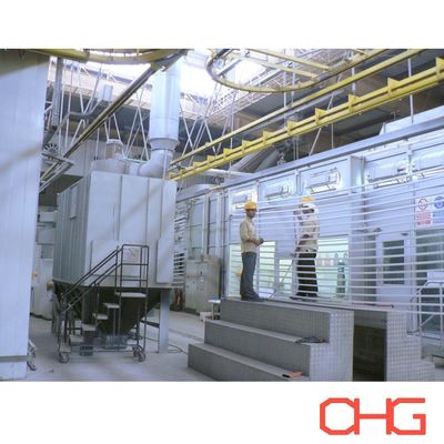 Καλή τιμή Ελέγχου PLC Αυτοματοποιημένη γραμμή παραγωγής επίστρωσης σκόνης για προφίλ αλουμινίου σε απευθείας σύνδεση