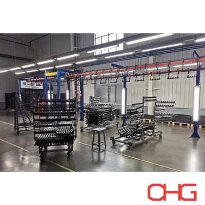 Automotive Powder Coating Line που παρέχει Προεπεξεργασία πολλαπλών σταδίων σταθερής απόδοσης