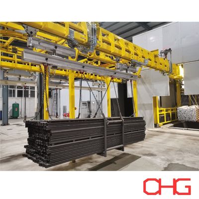 Δομικά εξαρτήματα Γραμμή παραγωγής υγρής ζωγραφικής με αυτόματη μηχανή επικάλυψης