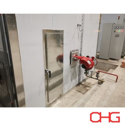 Μονάδα ελέγχου PLC Προσαρμογή δομικών μερών από χάλυβα άνθρακα Μηχανή επικάλυψης Γραμμή βαφής για προσαρμοσμένα πλαίσια