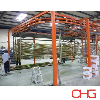 Αυτοματοποιημένη γραμμή παραγωγής επικαλύψεως σκόνης με ηλεκτροστατικά πυροβόλα ψεκασμού Προσαρμόσιμα τεχνικά δεδομένα