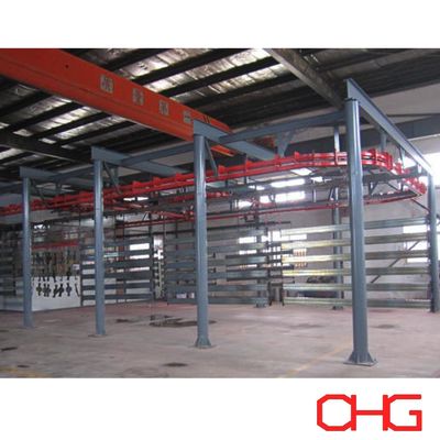 Προσαρμοσμένη γραμμή παραγωγής επίστρωσης σκόνης με σύστημα ανάκτησης σκόνης και αλλαγή χρώματος