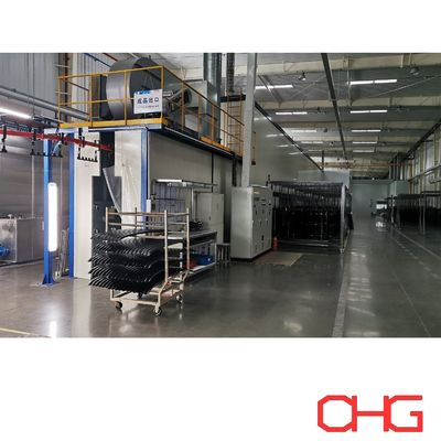 Προσαρμοσμένο εξοπλισμό σπρέι θάλαμο γραμμή Powder Coating των εξαρτημάτων αυτοκινήτων