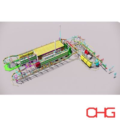 Μεταλλικό υπόστρωμα Ηλεκτροφορέση Ηλεκτροφορετική γραμμή προεπεξεργασίας επίστρωσης με επιλογή προσαρμογής