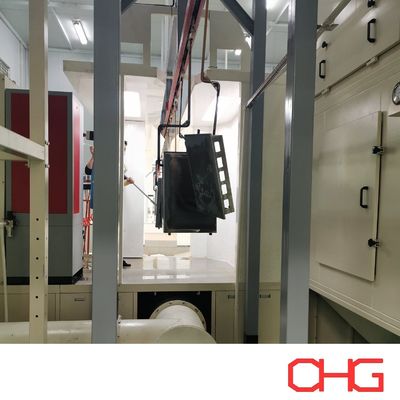 Προσαρμοσμένη γραμμή παραγωγής Robot Polish Powder Coating για φύλλο από ανθρακούχο χάλυβα