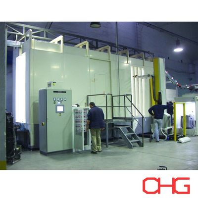 Καλή τιμή Αυτόματο PVC ή PP Powder Coating Spray Paint Booth για ταχεία και επικάλυψη γραμμή σε απευθείας σύνδεση