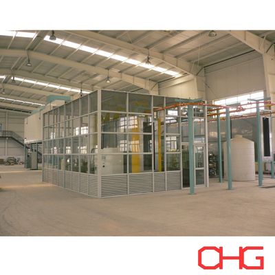 Αυτοματοποιημένο θάλαμο επικάλυψης για εξοπλισμό επικάλυψης σκόνης PVC PP από ανοξείδωτο χάλυβα