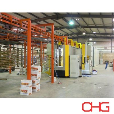 Κέντρο ψεκασμού επίστρωσης σκόνης από ανοξείδωτο χάλυβα/PVC/ατσάλι άνθρακα με μονάδα ελέγχου PLC