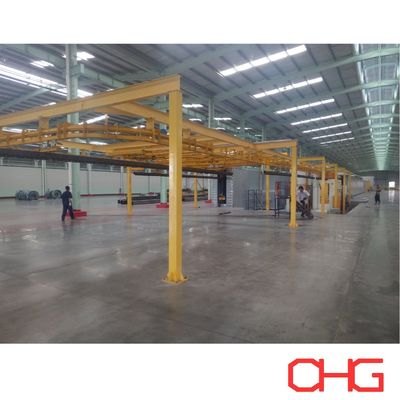 Προσαρμοσμένη γραμμή επίχρισής σκόνης για προφίλ αλουμινίου κατασκευασμένη με όλο το εξοπλισμό