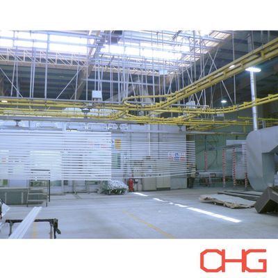 Προσαρμοσμένη αλουμινένιο προφίλ Powder Coating Production Line με μονάδα ελέγχου PLC