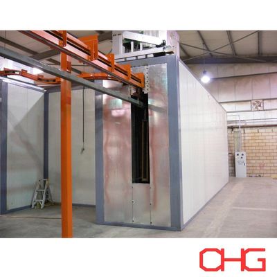 Προσαρμόσιμο σύστημα αερομεταφορέα αυτόματη ηλεκτροστατική γραμμή επικάλυψης σκόνης για εξαρτήματα αυτοκινήτων