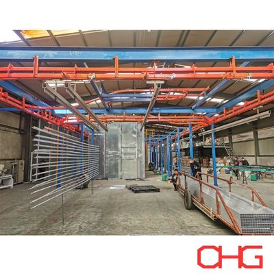 Τεχνικά δεδομένα Προσαρμοσμένη επαγγελματική γραμμή παραγωγής επίστρωσης σκόνης για προφίλ αλουμινίου