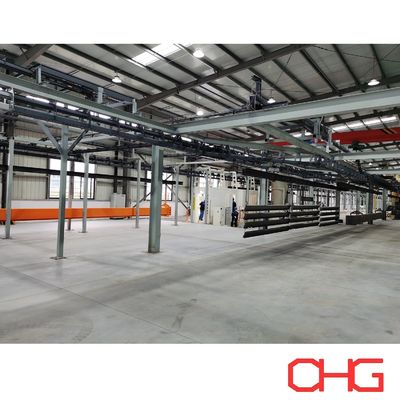 Γραμμή παραγωγής επίστρωσης σε σκόνη μεταλλικού υπόστρωματος για προσαρμοσμένες ανάγκες επίστρωσης