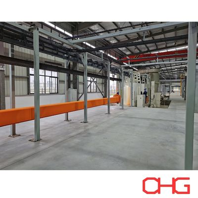 Καλή τιμή Επαγγελματική Αυτόματη Γραμμή Παραγωγής Βαφής Πούδρας Σύστημα Ψεκασμού Πούδρας περιλαμβάνει Φούρνο Βαφής Πούδρας σε απευθείας σύνδεση