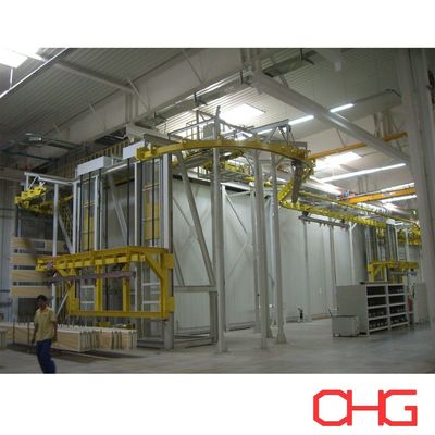 Καλή τιμή Professional Customized Iron Electric Control Cabinet Powder Coating Line with Lift and Hardware Spraying Equipment σε απευθείας σύνδεση