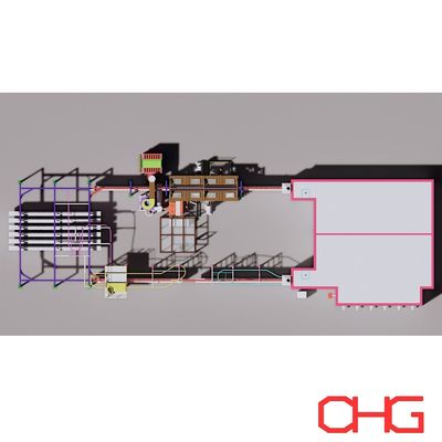 Προσαρμοσμένη ηλεκτροστατική γραμμή επικάλυψης σκόνης με μονάδα ελέγχου PLC και εξοπλισμό επικάλυψης