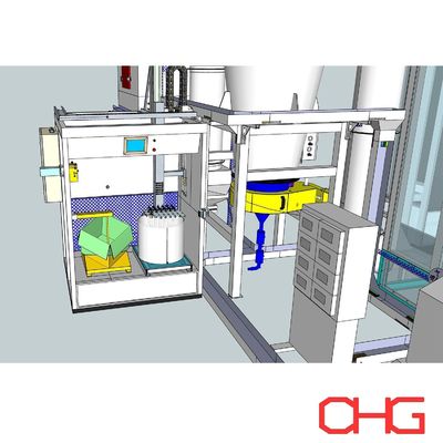 Προσαρμόσιμο κέντρο τροφοδοσίας σκόνης κλειστού κυκλώματος για ηλεκτροστατικό εξοπλισμό επικάλυψης σκόνης