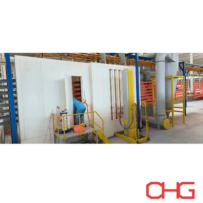 Καλή τιμή Σύστημα μεταφοράς χωρίς τροφοδοσία για μεταλλικά ράφια Προηγμένη γραμμή βαφής πούδρας σε απευθείας σύνδεση