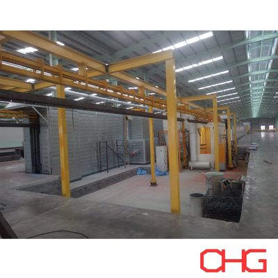 Καλή τιμή Συνεχής Γραμμή Βαφής Πούδρας για Προφίλ Αλουμινίου με Χειροκίνητο Χειρισμό και Σύστημα Επιφανειακής Επεξεργασίας με Εναέριο Μεταφορέα online