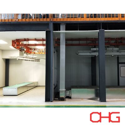 Σύστημα αερομεταφορέα P&F για δομικά μέρη βαρέων μηχανημάτων από χάλυβα άνθρακα