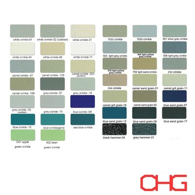 Ανθεκτική και επικάλυψη σε σκόνη επικάλυψη σε σκόνη για τριβή στατική επικάλυψη 9-12m2/kg κάλυψη 180 ordm C φυσιολογική θερμοκρασία